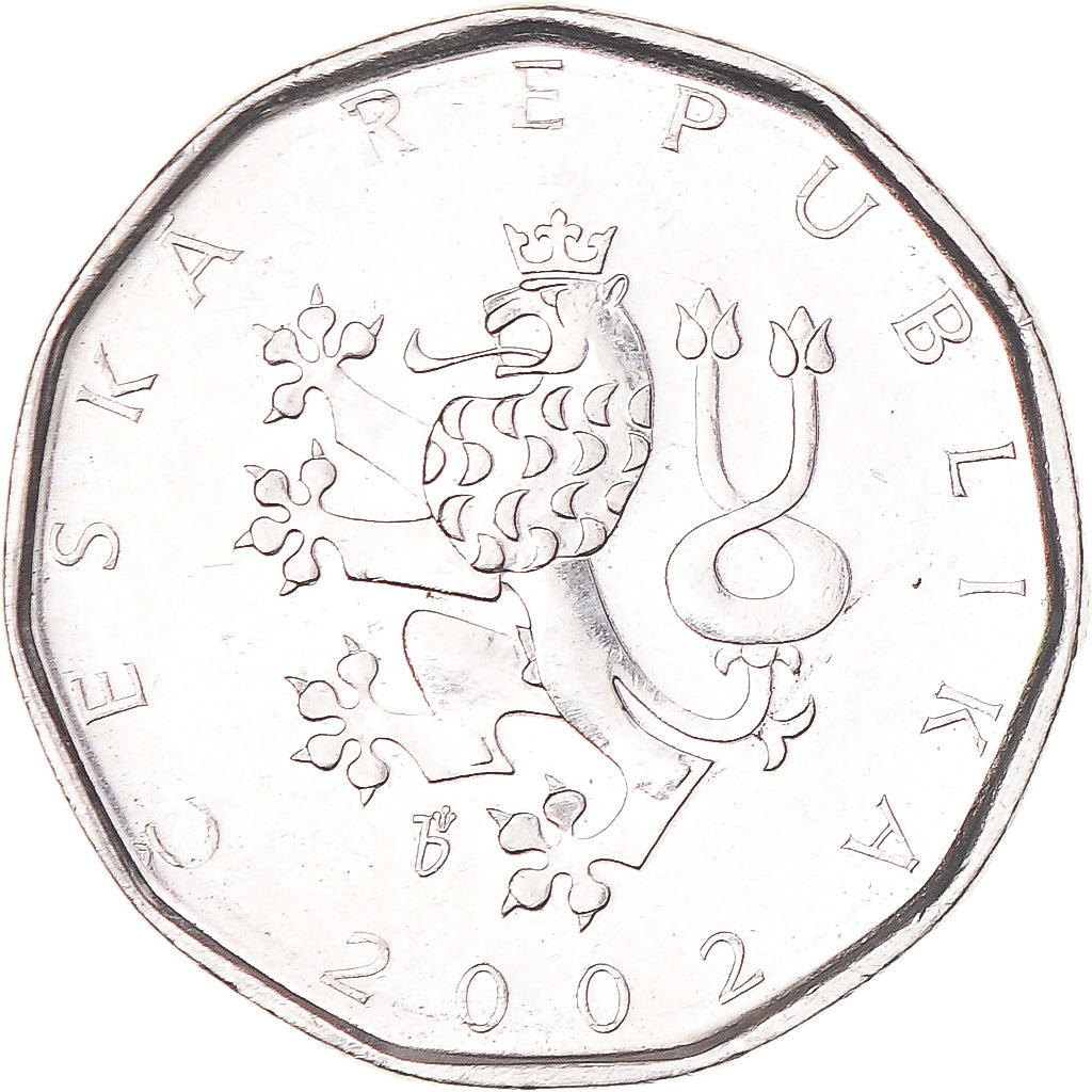 Coin, Czech Republic, 2 Koruny, 2002