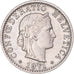 Coin, Switzerland, 20 Rappen, 1971