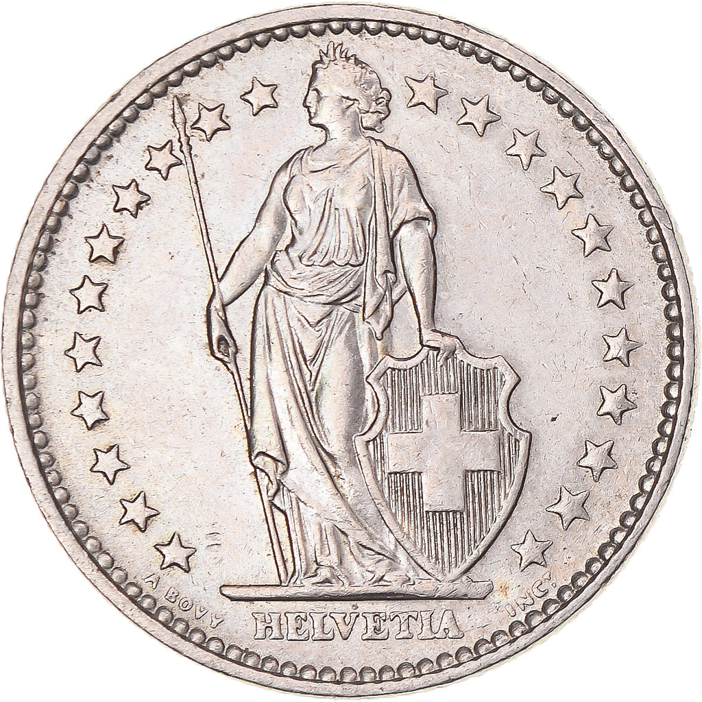 Monnaie, Suisse, 2 Francs, 1970