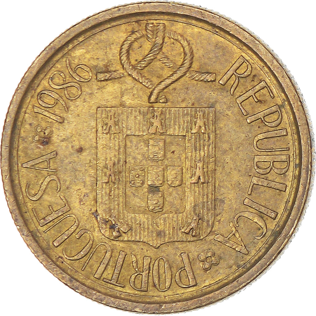 Coin, Portugal, 5 Escudos, 1986