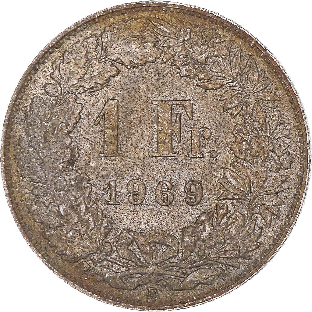 Monnaie, Suisse, Franc, 1969