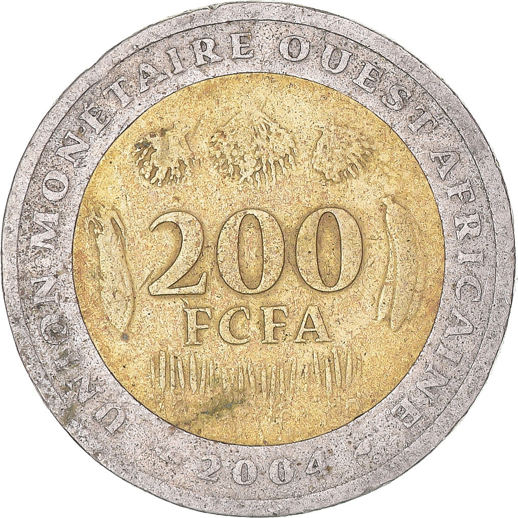 Moeda, África Ocidental, 200 Francs, 2004