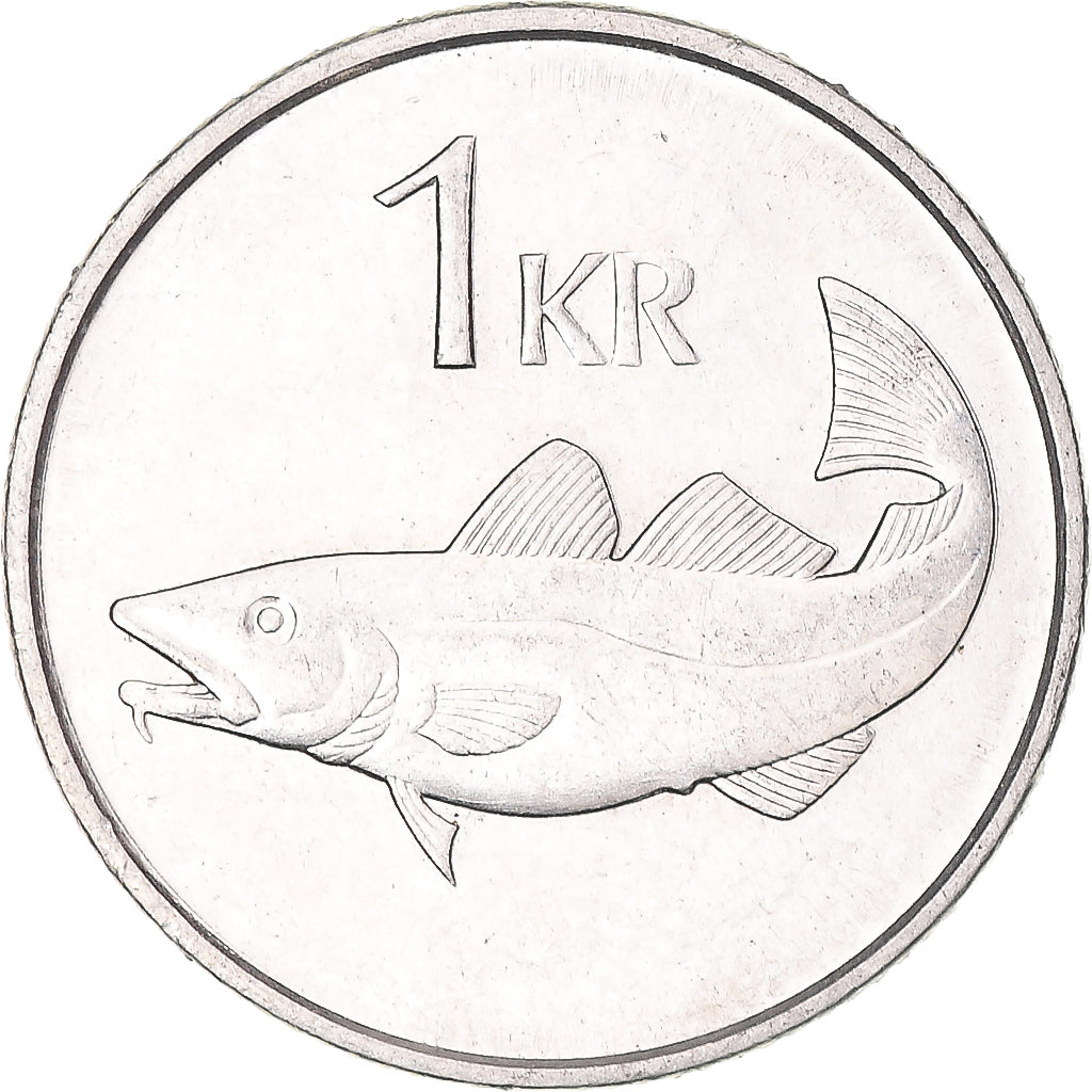 Coin, Iceland, Krona, 1989