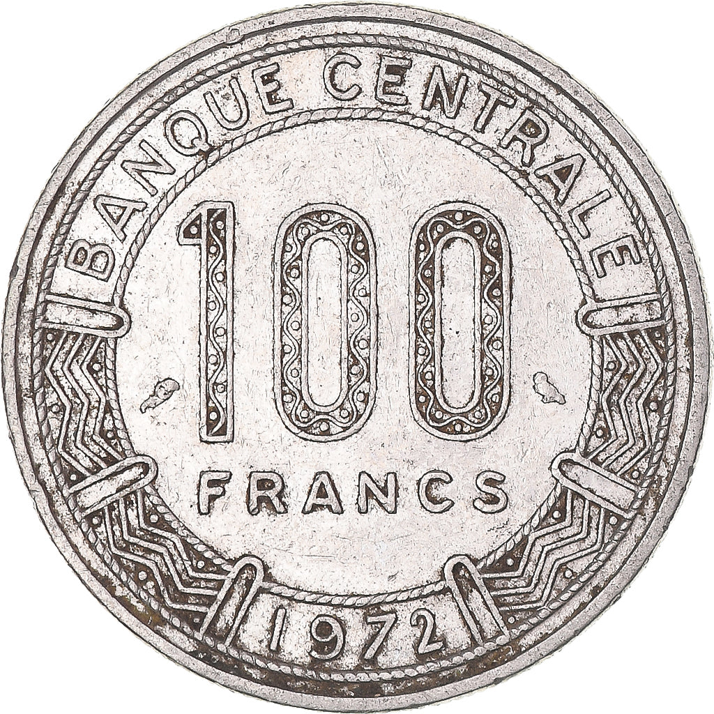 Moneta, Czad, 100 Francs, 1972