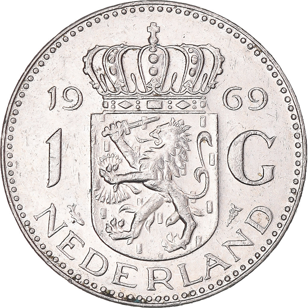 Munten, Nederland, Gulden, 1969