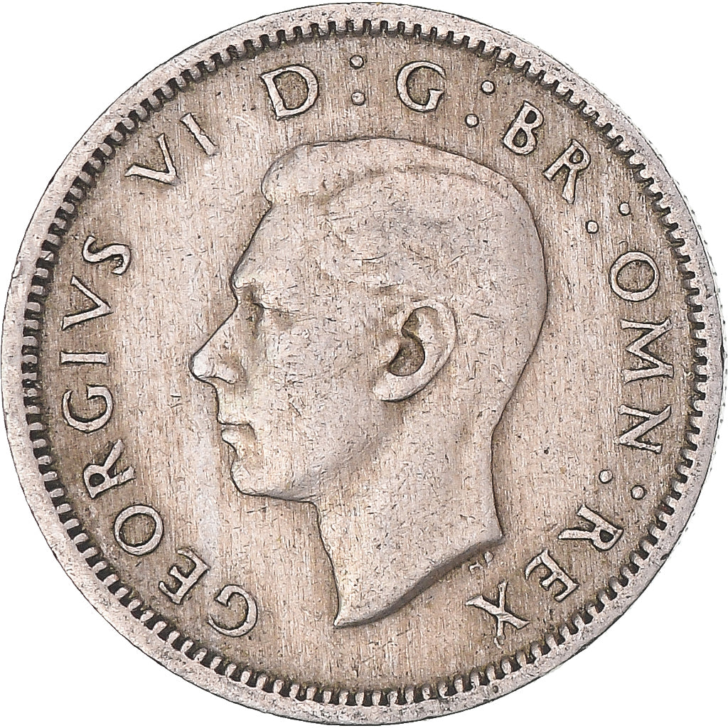 Monnaie, Grande-Bretagne, 6 Pence, 1948