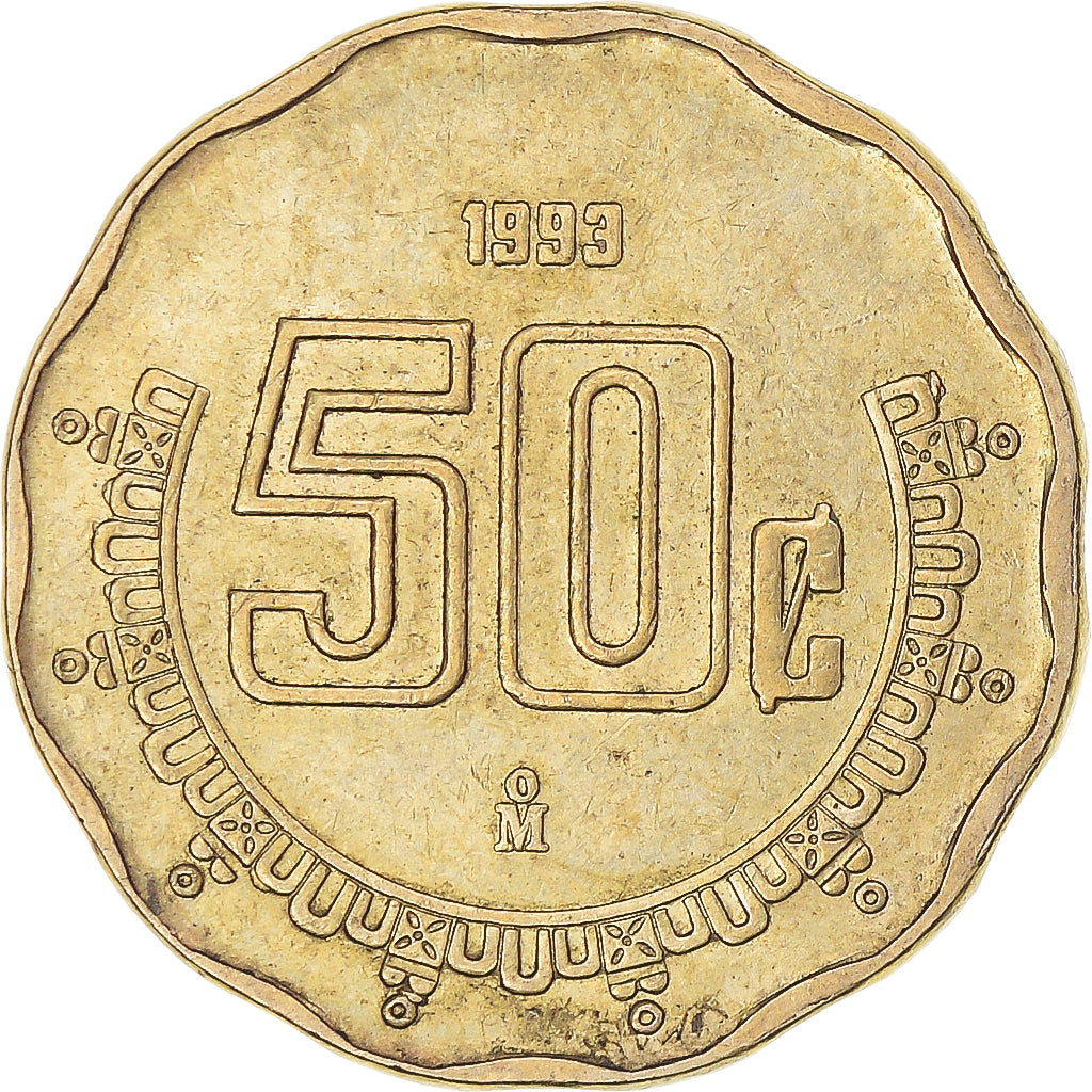 Monnaie, Mexique, 50 Centavos, 1993