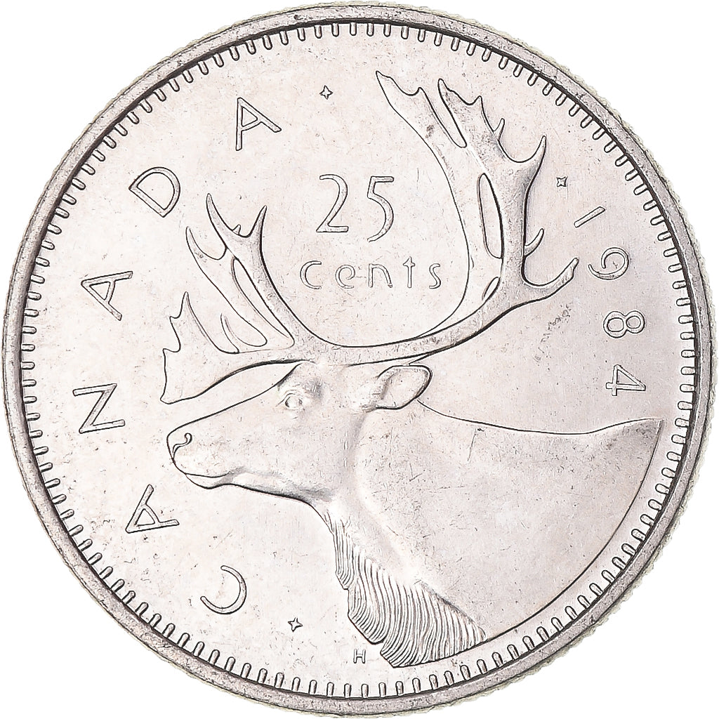 Moneta, Canada, 25 Cents, 1984