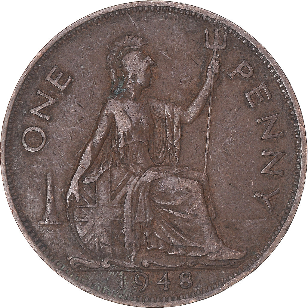Münze, Großbritannien, Penny, 1948