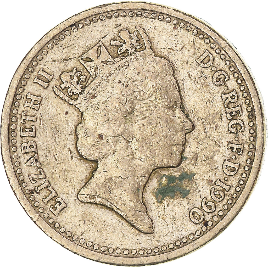 Moneda, Gran Bretaña, Pound, 1990