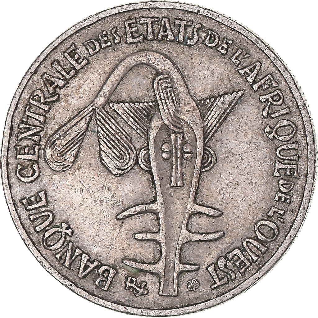 Münze, West African States, 50 Francs, 1987
