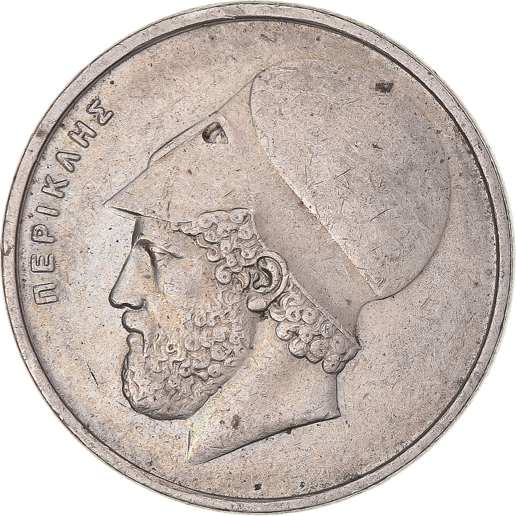 Moeda, Grécia, 20 Drachmes, 1984