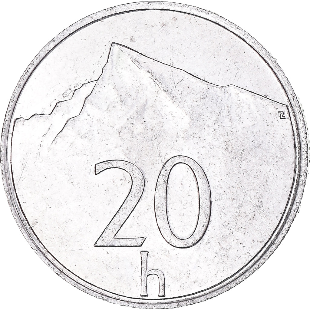 Moneda, Eslovaquia, 20 Halierov, 1994