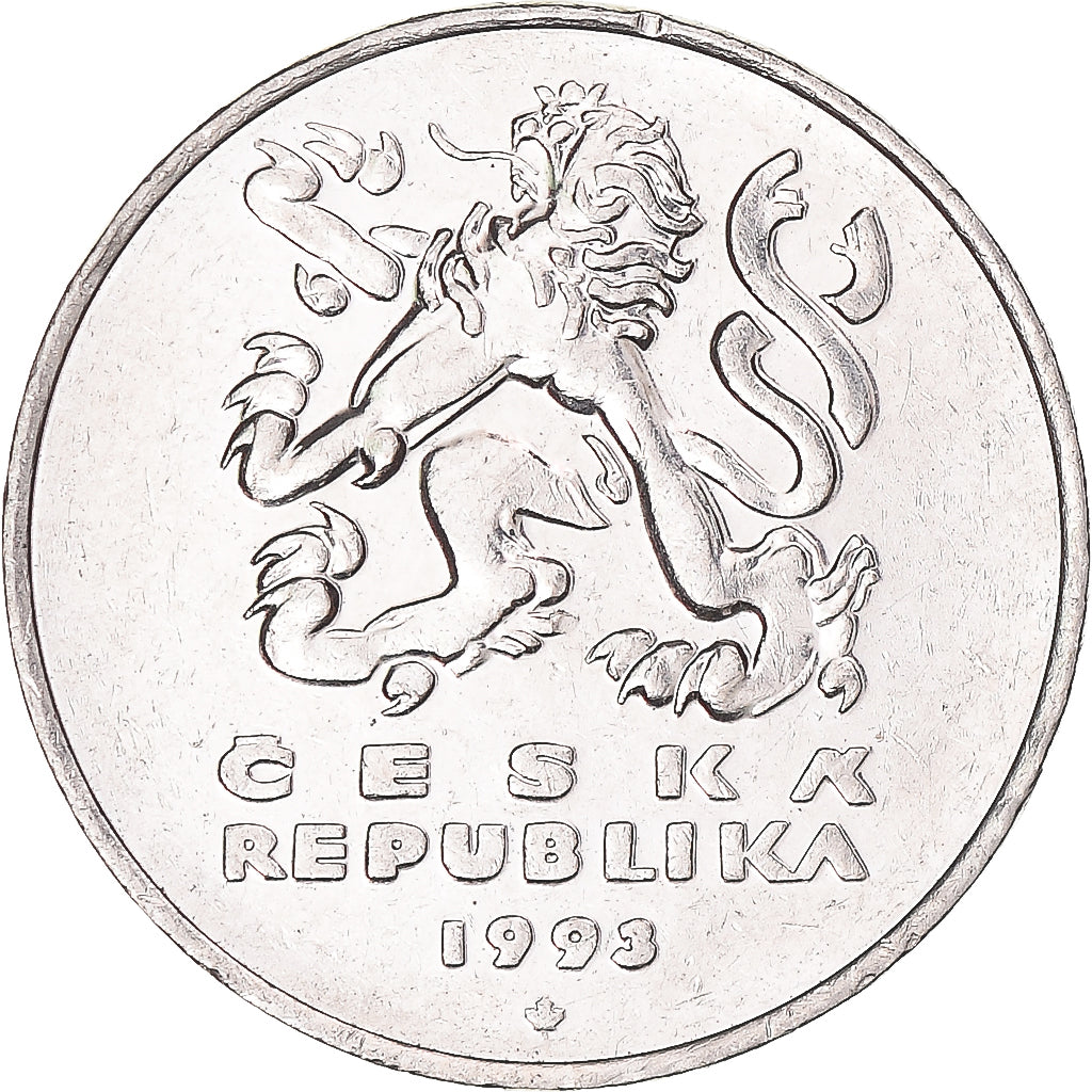 Münze, Tschechische Republik, 5 Korun, 1993