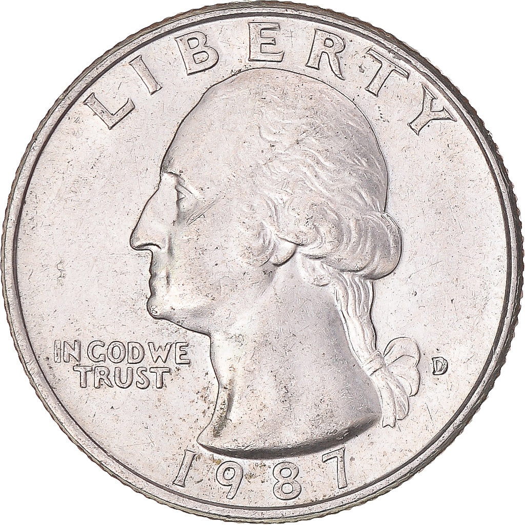 Coin, United States, Quarter, 1987