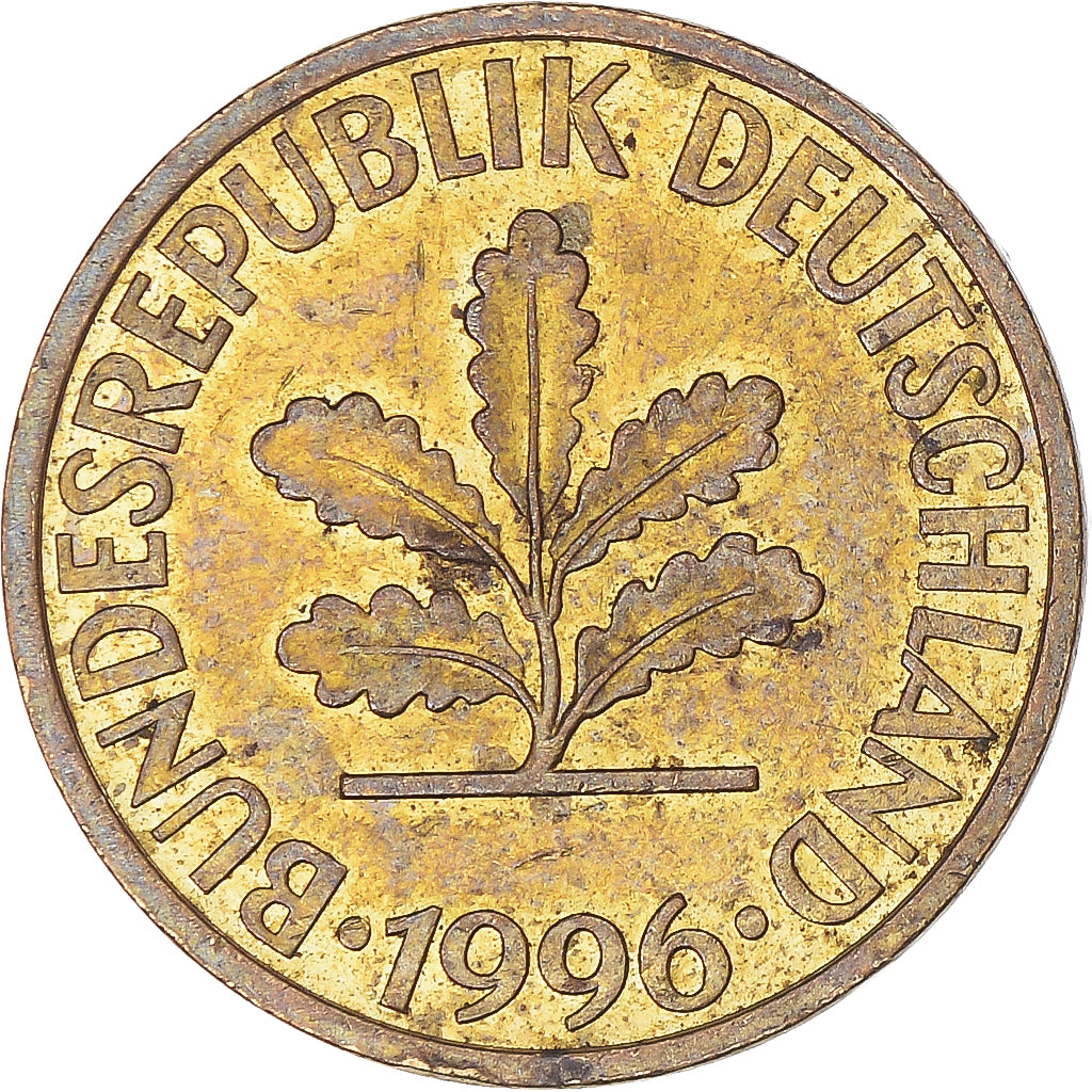 Munten, Duitsland, 10 Pfennig, 1996