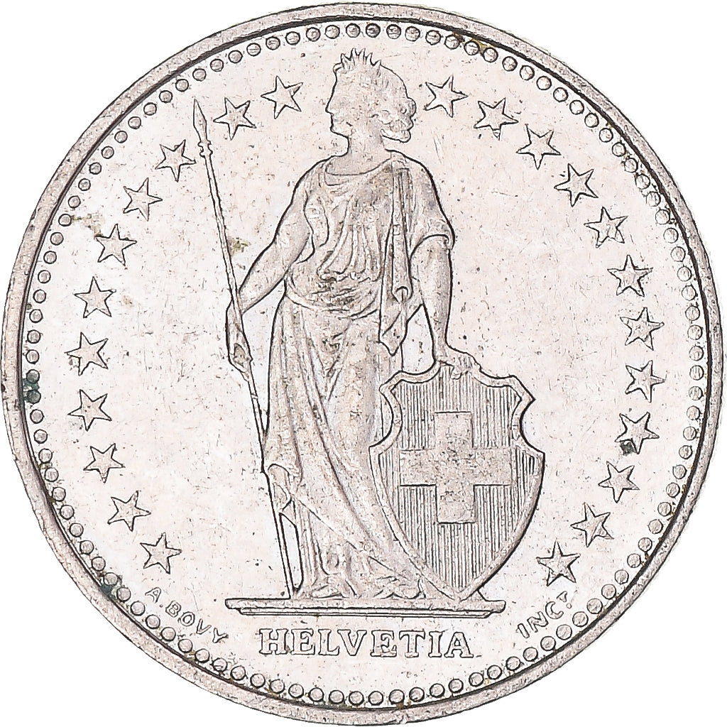 Münze, Schweiz, 1/2 Franc, 1993