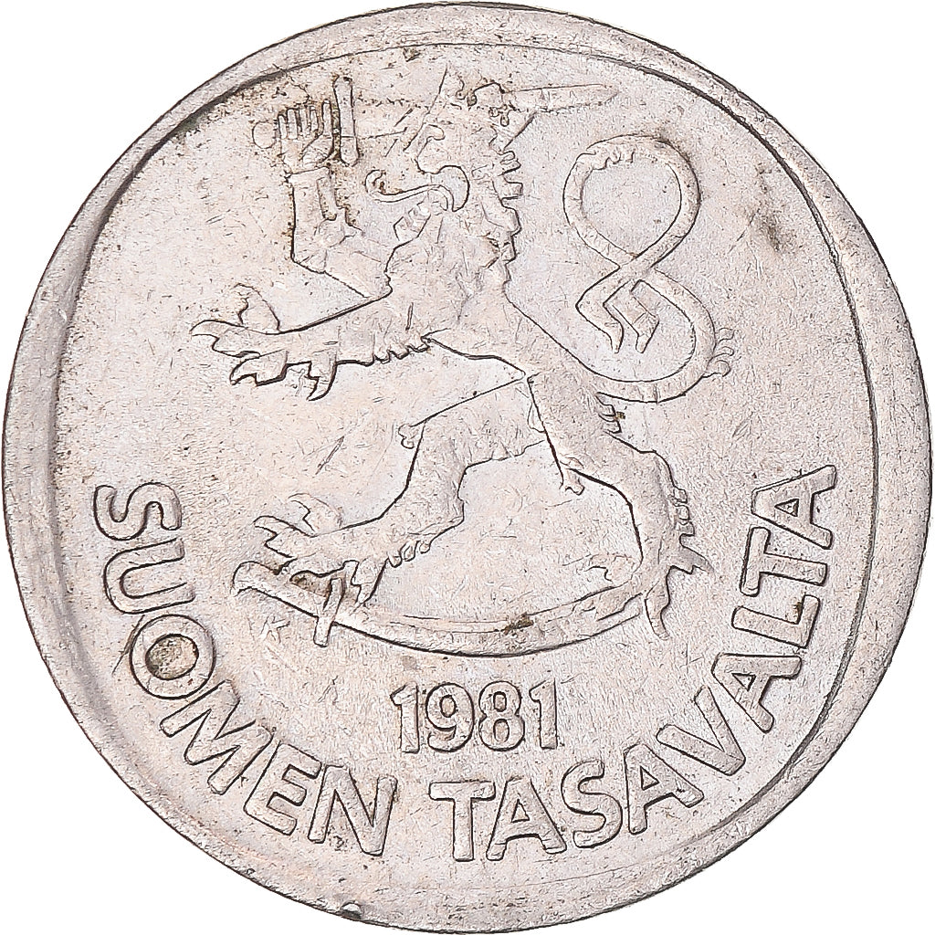 Moneta, Finlandia, Markka, 1981