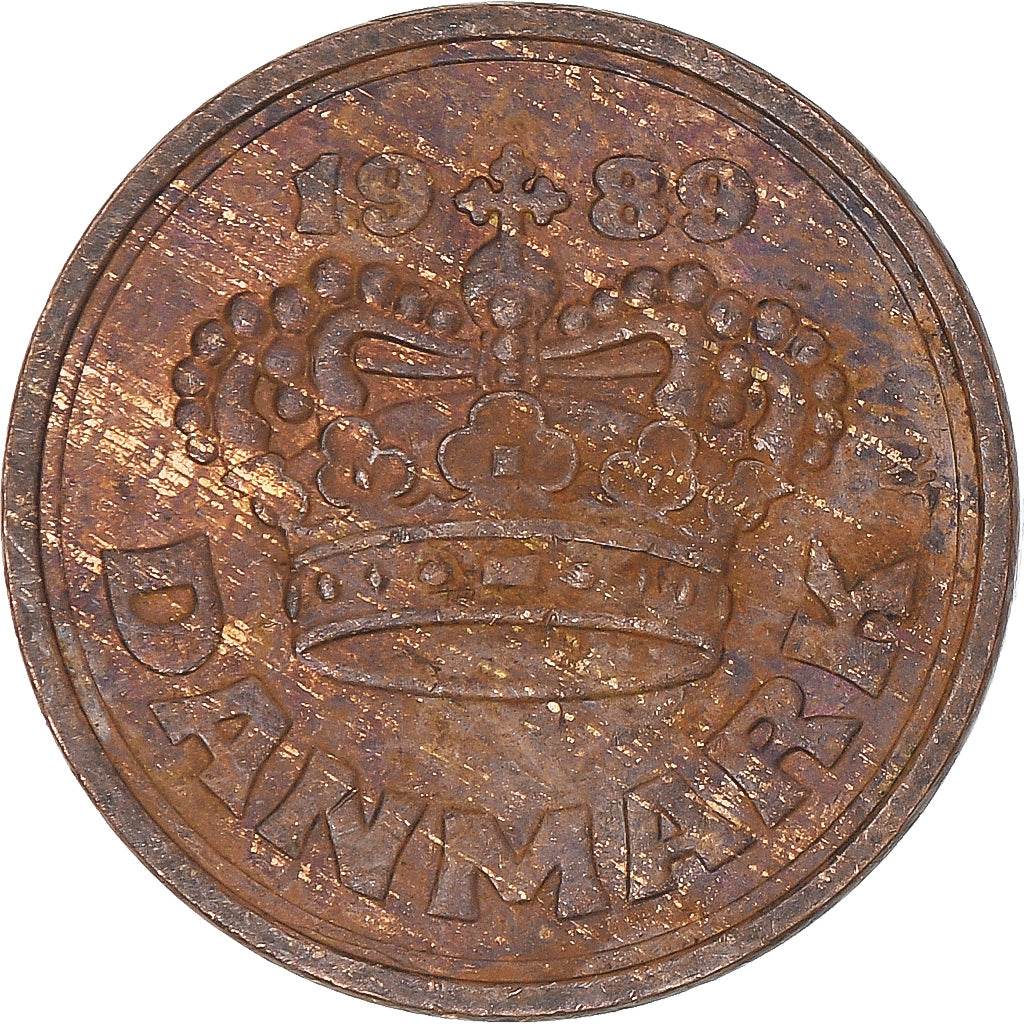 Munten, Denemarken, 50 Öre, 1989