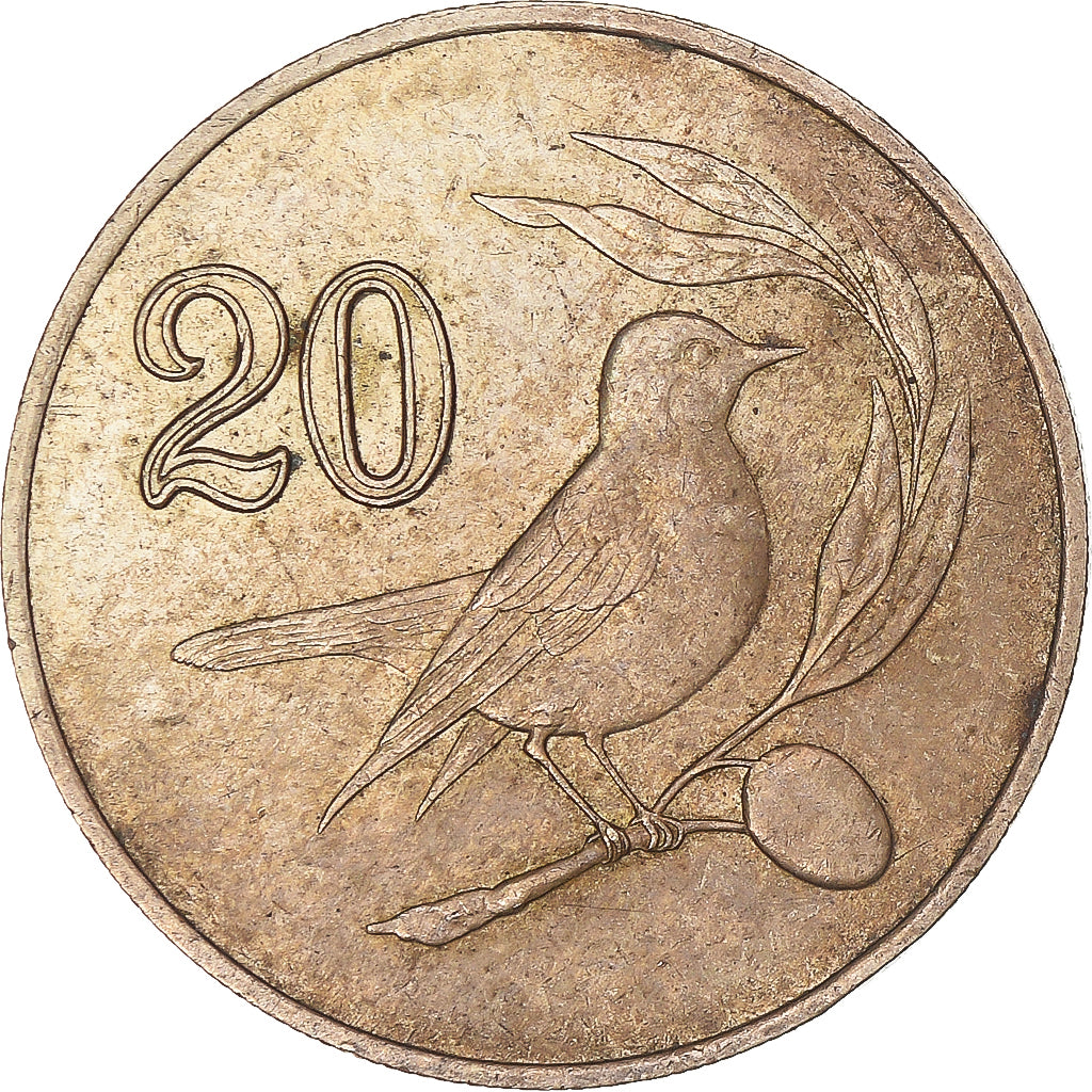 Münze, Zypern, 20 Cents, 1985