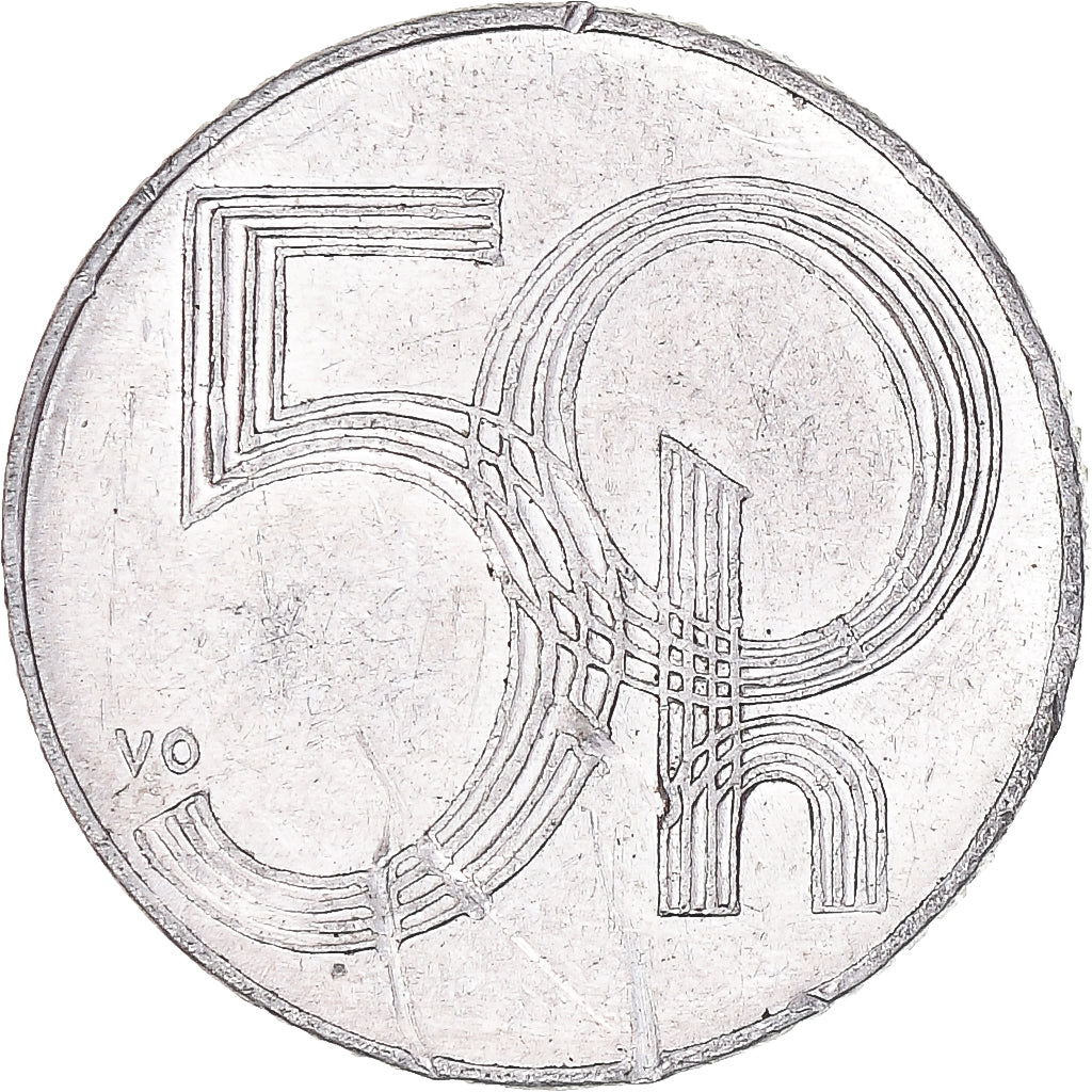 Moneda, República Checa, 50 Haleru, 1994