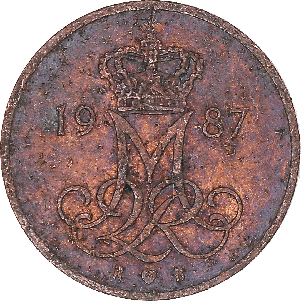 Monnaie, Danemark, 5 Öre, 1987