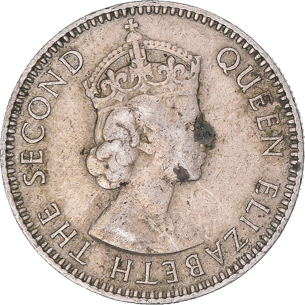 Moneda, Mauricio, 1/4 Rupee, 1960