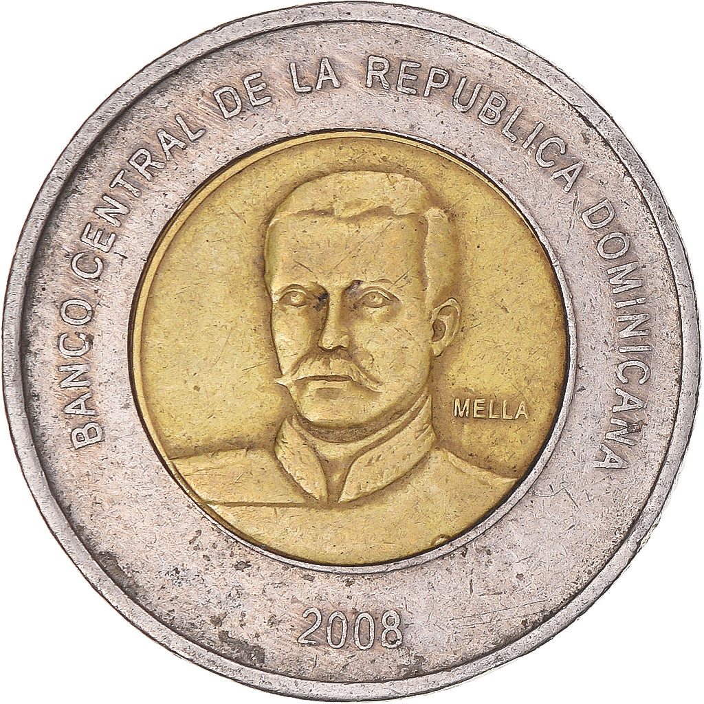 Moeda, DOMINICA, 10 Pesos, 2008