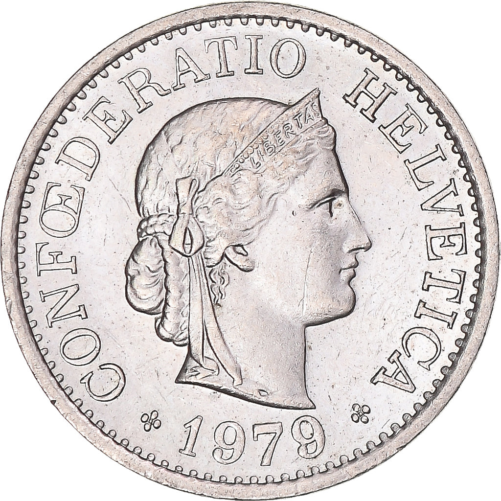 Moneda, Suiza, 10 Rappen, 1979