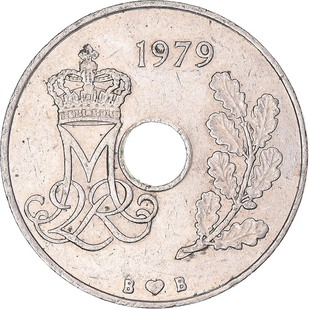 Monnaie, Danemark, 25 Öre, 1979