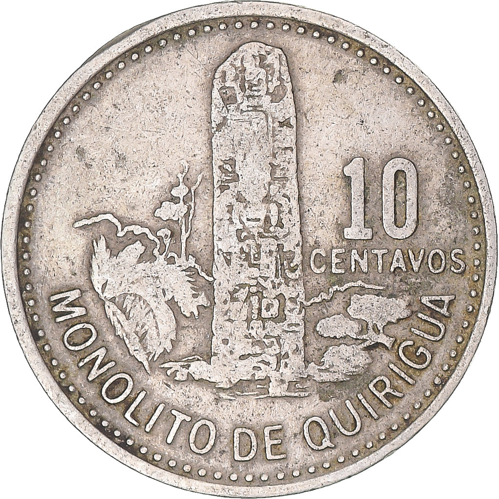 Coin, Guatemala, 10 Centavos, 1978
