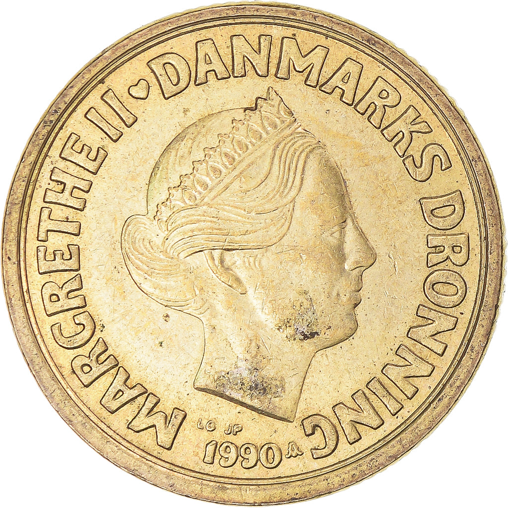 Monnaie, Danemark, 20 Kroner, 1990