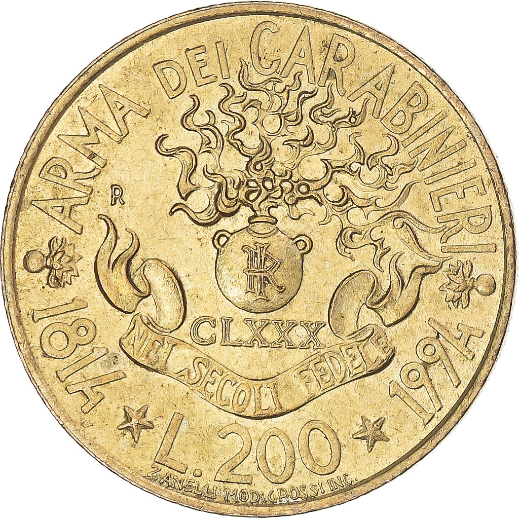 Moneta, Italia, 200 Lire, 1994