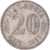 Coin, Malaysia, 20 Sen, 1982