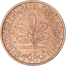Moneta, Niemcy, 10 Pfennig, 1989