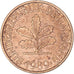 Moneta, Niemcy, 10 Pfennig, 1989