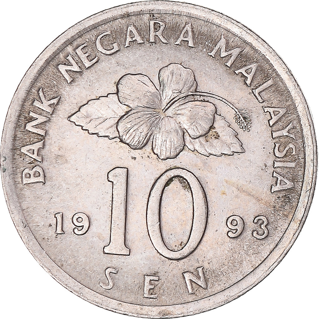 Moneda, Malasia, 10 Sen, 1993