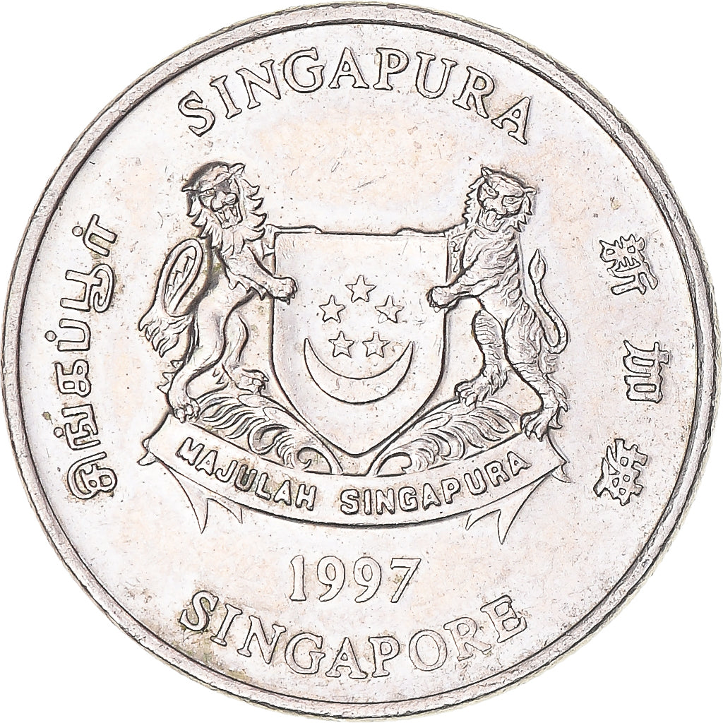 Moneta, Singapore, 20 Cents, 1997