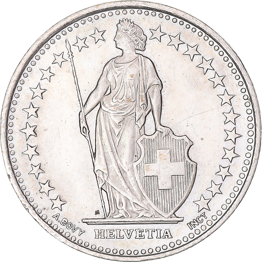 Moneda, Suiza, 1/2 Franc, 2009