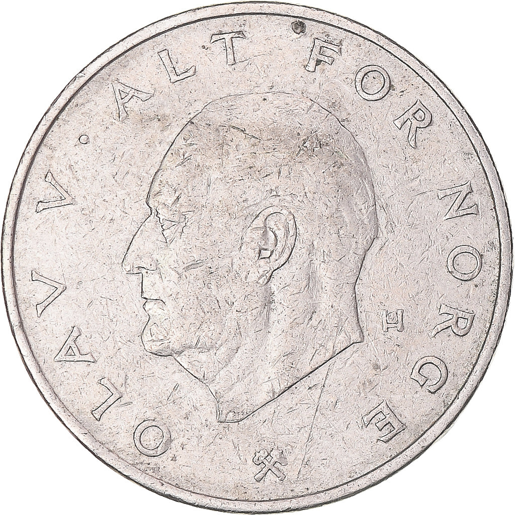 Moneta, Norwegia, Krone, 1974