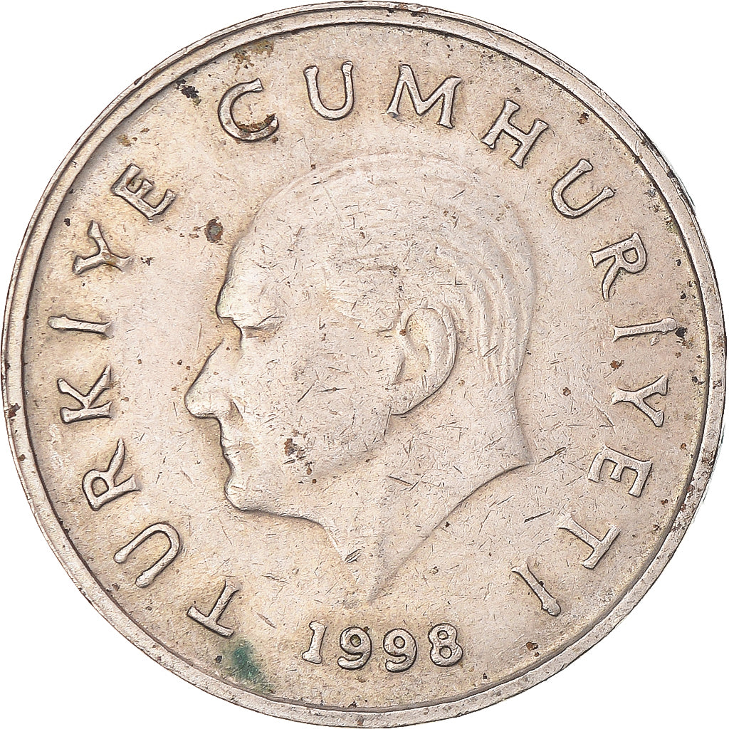 Munten, Turkije, 50000 Lira, 50 Bin Lira, 1998