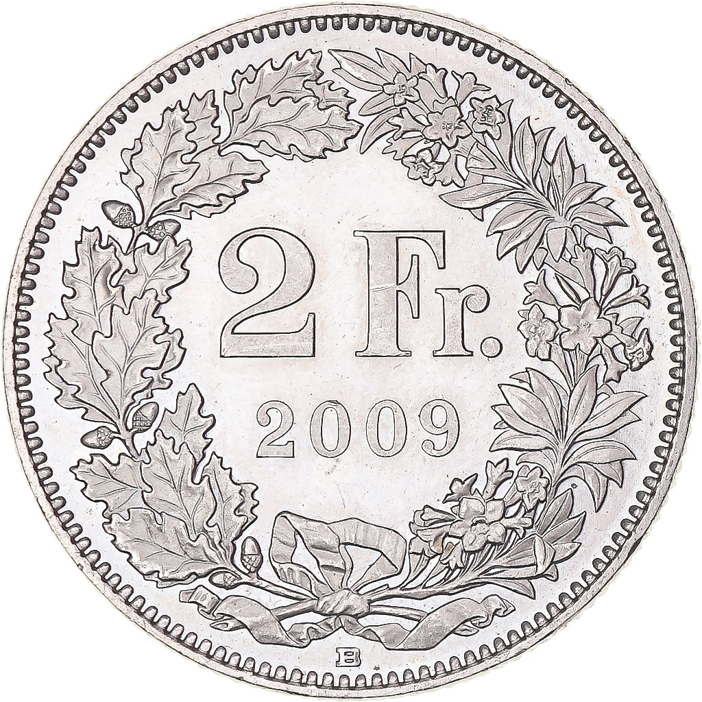 Coin, Switzerland, 2 Francs, 2009