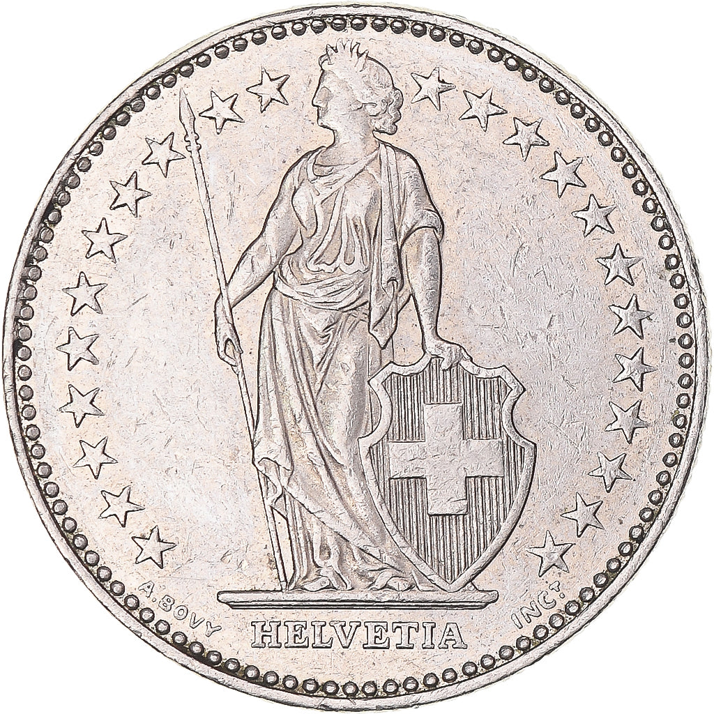 Moneda, Suiza, 2 Francs, 1993