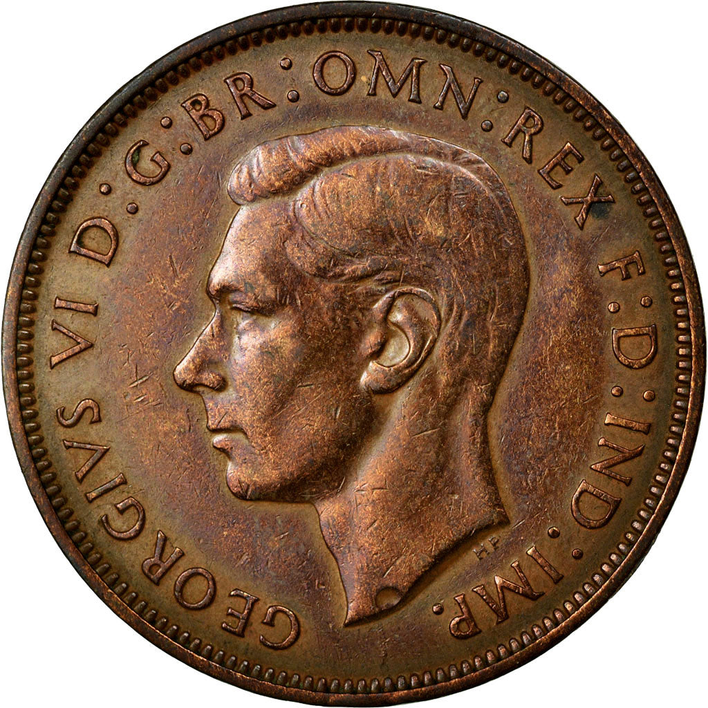 Coin, Great Britain, George VI, Penny, 1937, EF(40-45), Bronze, KM:845