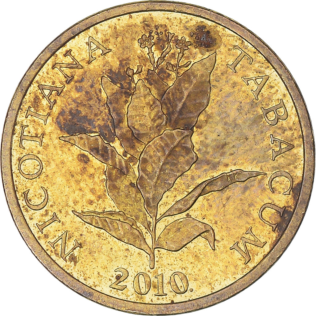 Moeda, Croácia, 10 Lipa, 2010