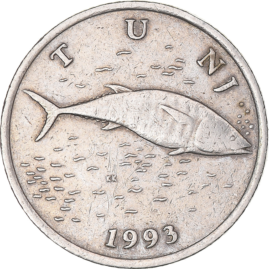 Moeda, Croácia, 2 Kune, 1993