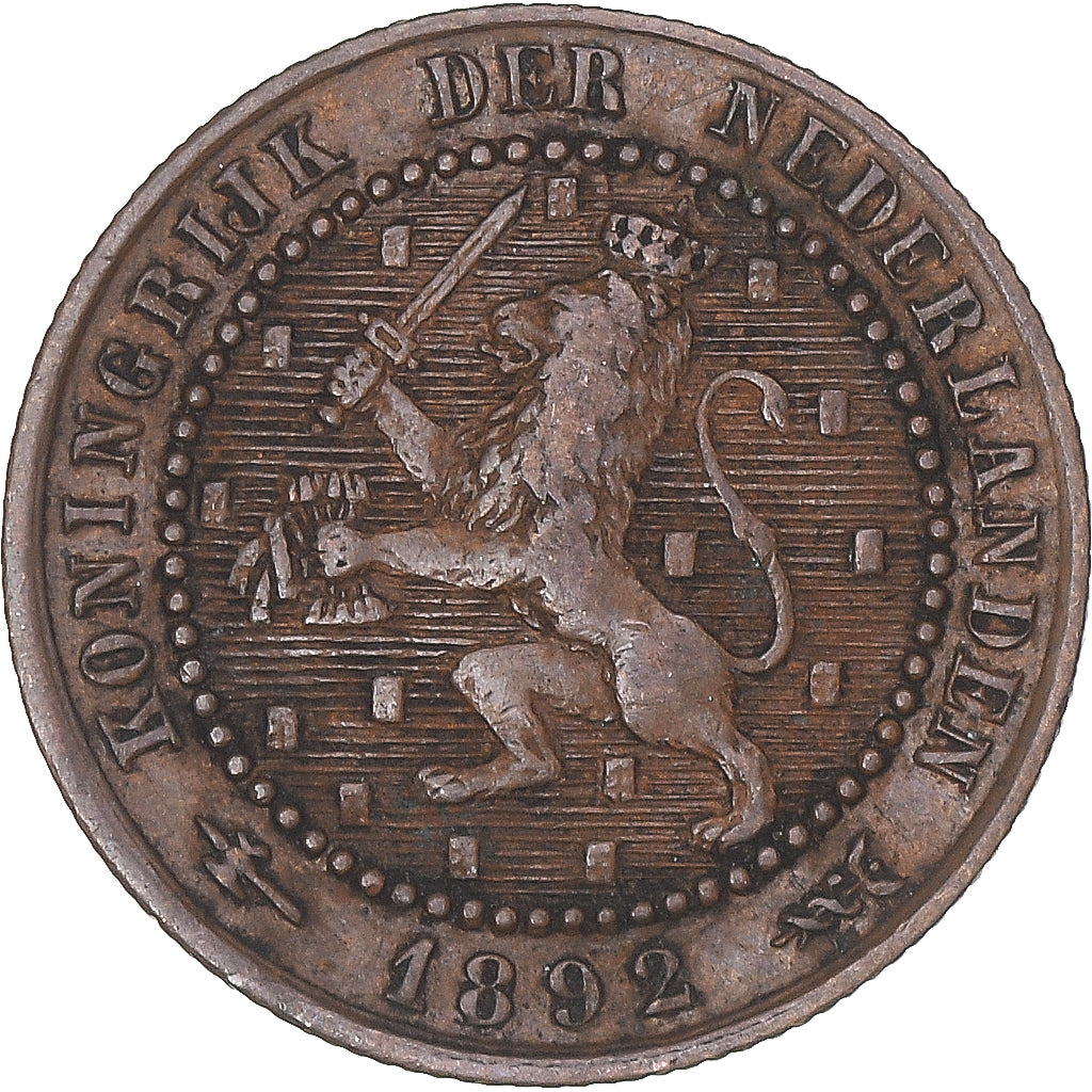 Munten, Nederland, Cent, 1892