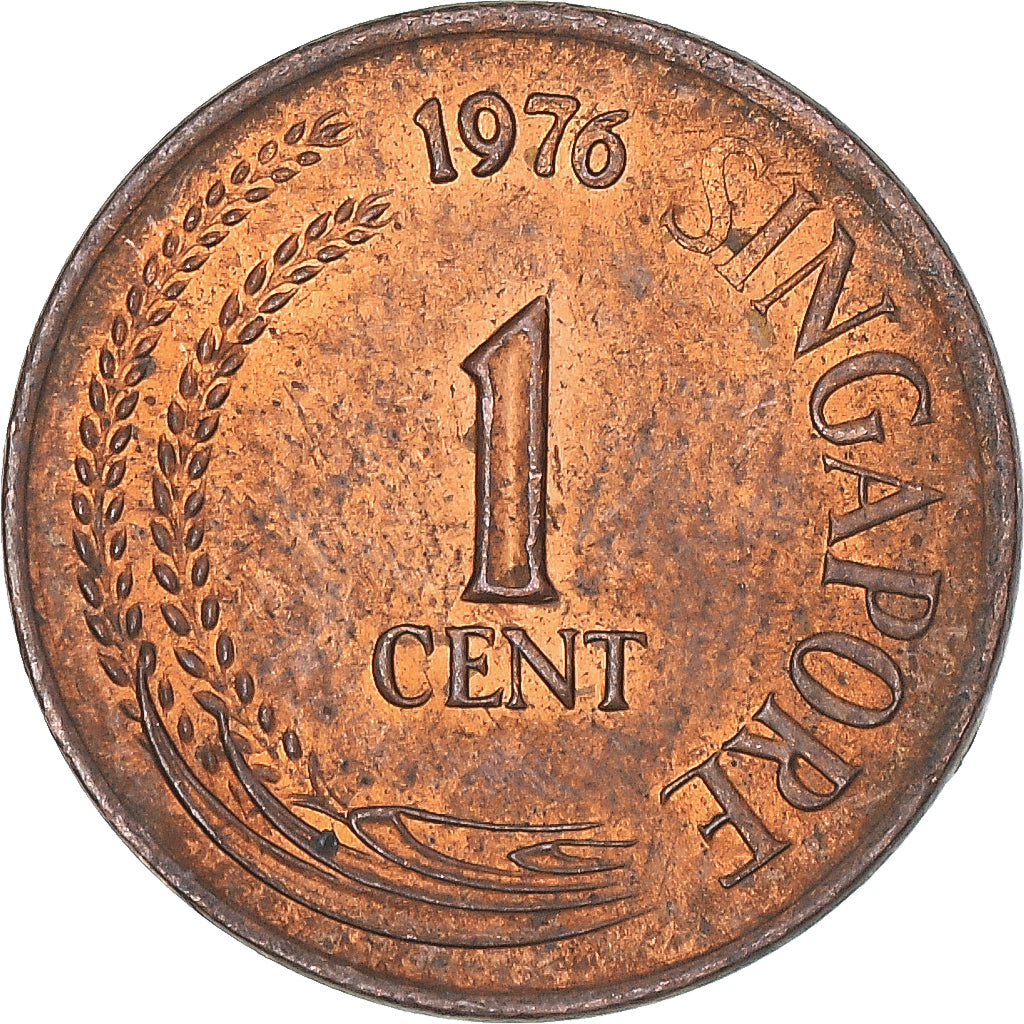 Moneda, Singapur, Cent, 1976