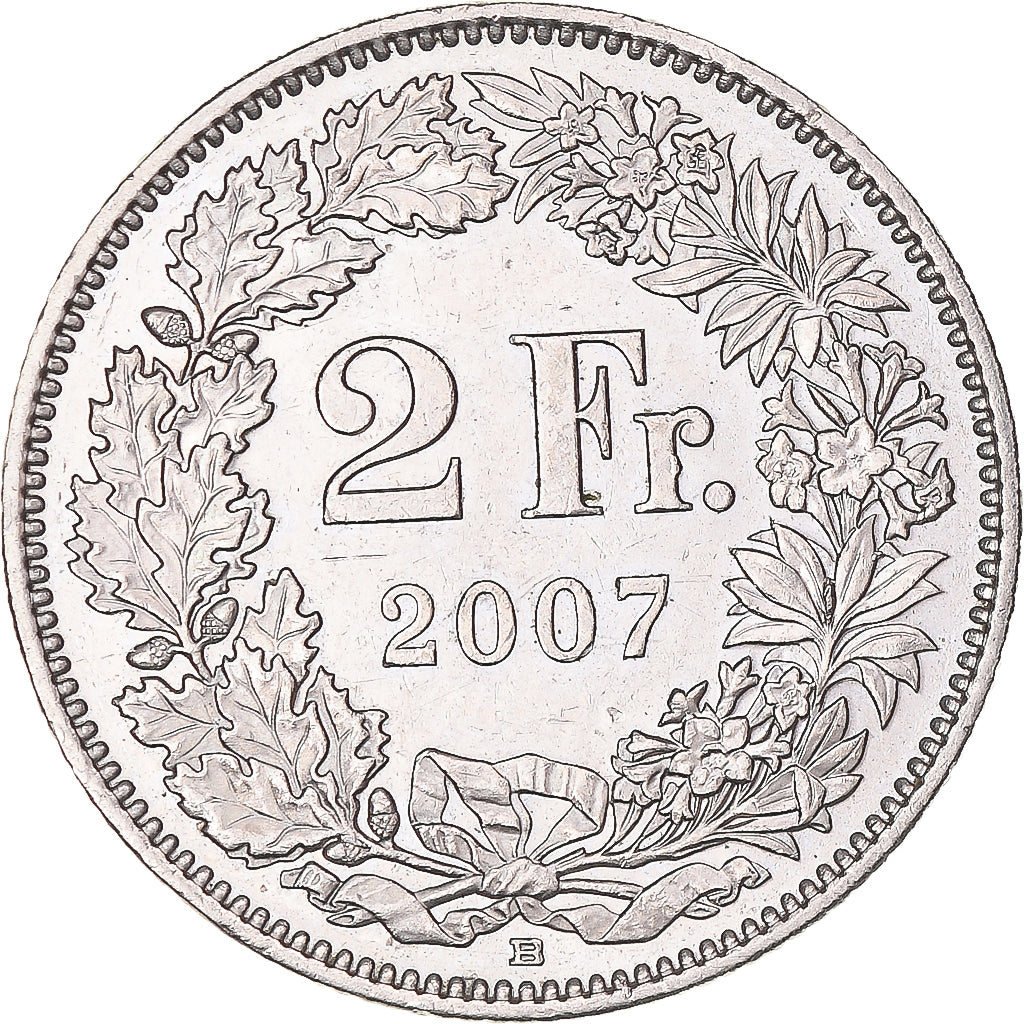 Moneta, Szwajcaria, 2 Francs, 2007