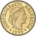 Moneda, Suiza, 5 Rappen, 1993